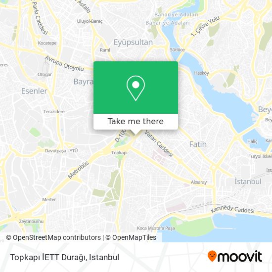 Topkapı İETT Durağı map