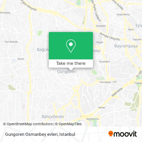 Gungoren Osmanbey evleri map