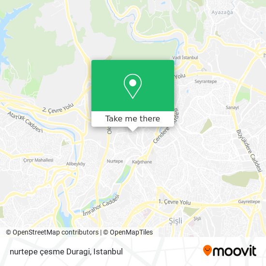 nurtepe çesme Duragi map