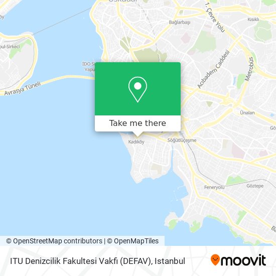 ITU Denizcilik Fakultesi Vakfi (DEFAV) map