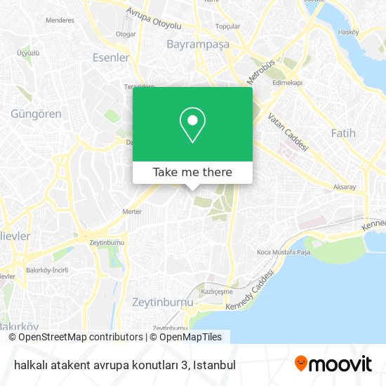 halkalı atakent avrupa konutları 3 map