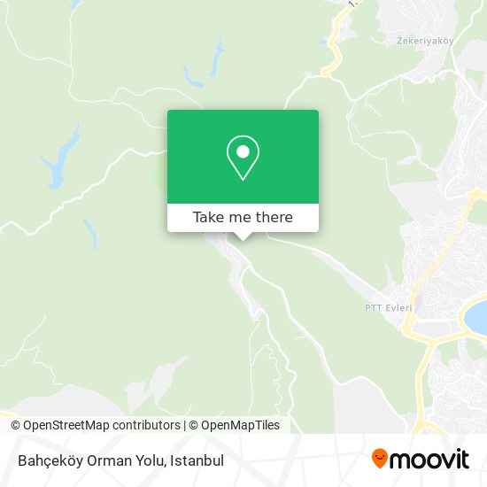 Bahçeköy Orman Yolu map