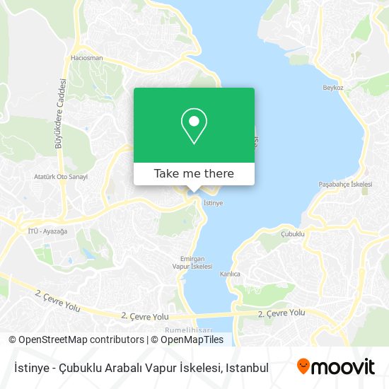 İstinye - Çubuklu Arabalı Vapur İskelesi map