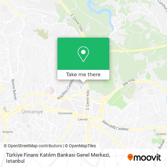 Türkiye Finans Katılım Bankası Genel Merkezi map