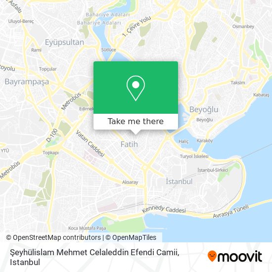 Şeyhülislam Mehmet Celaleddin Efendi Camii map