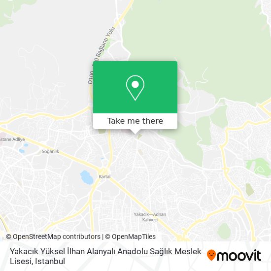 Yakacık Yüksel İlhan Alanyalı Anadolu Sağlık Meslek Lisesi map