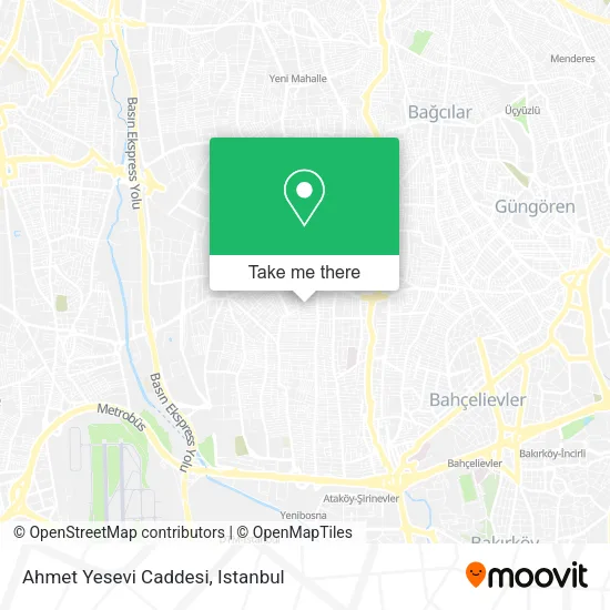 Ahmet Yesevi Caddesi map