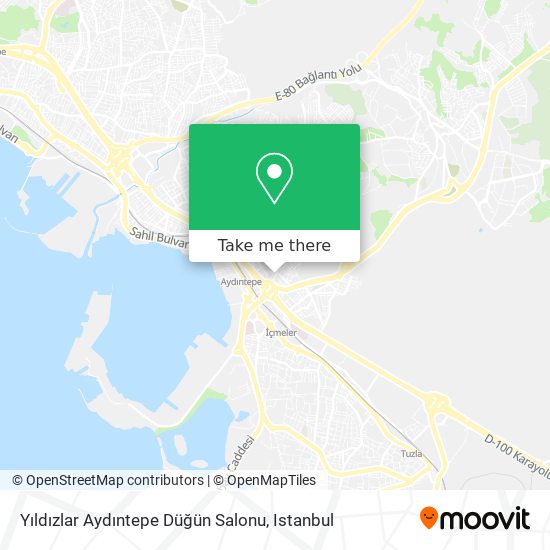 Yıldızlar Aydıntepe Düğün Salonu map