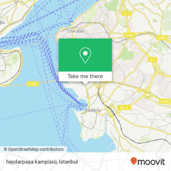 haydarpaşa kampüsü map