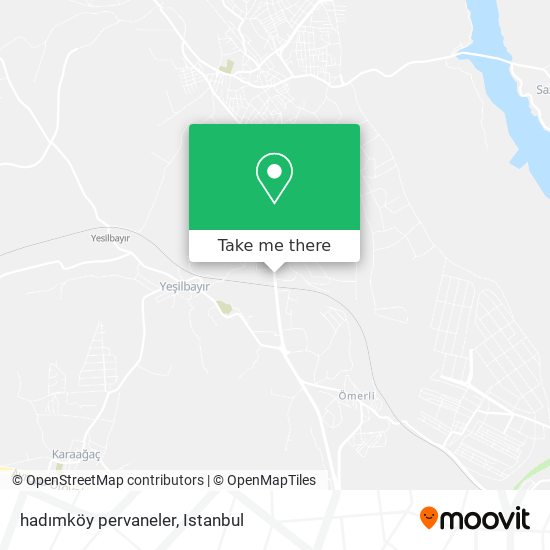 hadımköy pervaneler map