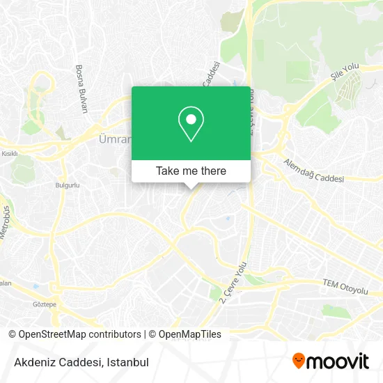 Akdeniz Caddesi map