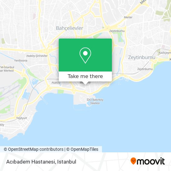 Acıbadem Hastanesi map