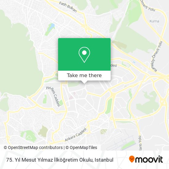 75. Yıl Mesut Yılmaz İlköğretim Okulu map