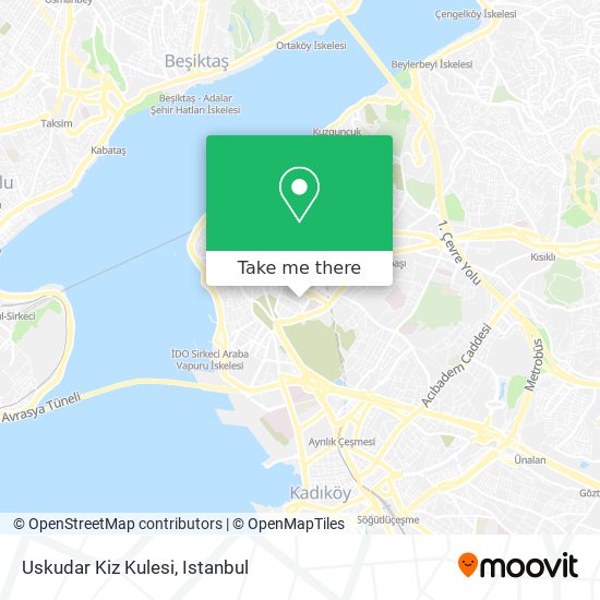 Uskudar  Kiz Kulesi map