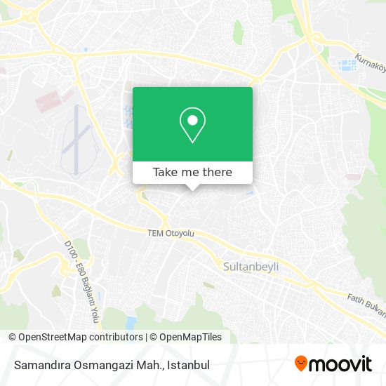 Samandıra Osmangazi Mah. map
