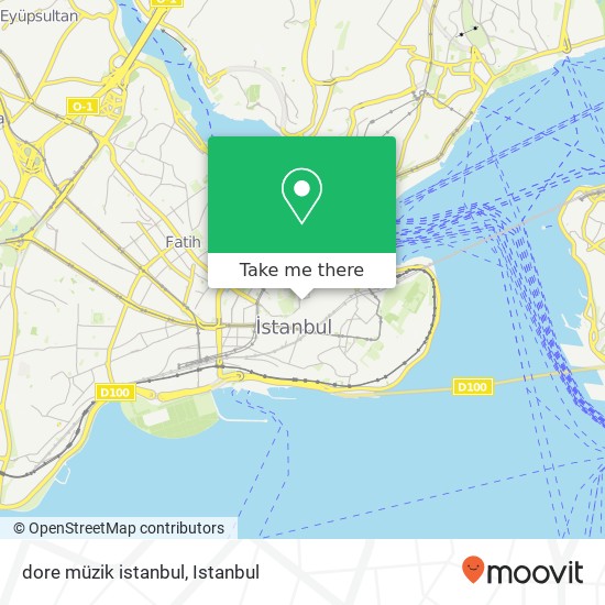 dore müzik istanbul map