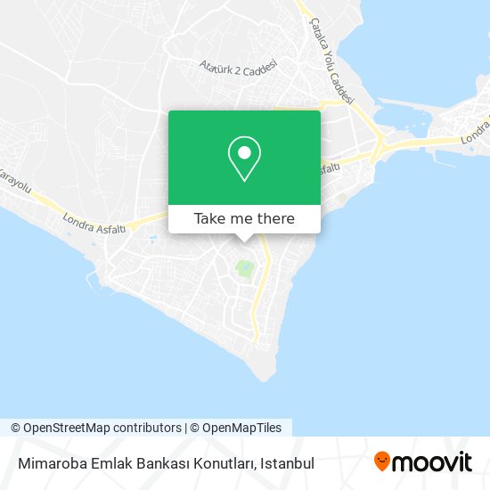 Mimaroba Emlak Bankası Konutları map