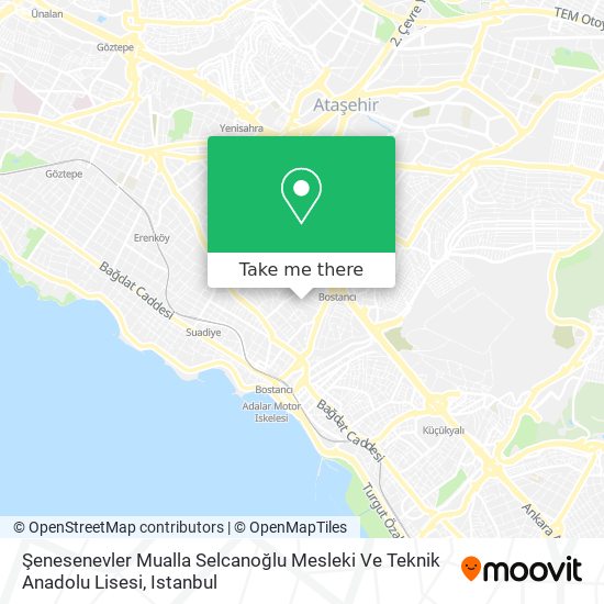 Şenesenevler Mualla Selcanoğlu Mesleki Ve Teknik Anadolu Lisesi map