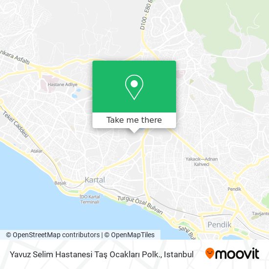 Yavuz Selim Hastanesi Taş Ocakları Polk. map