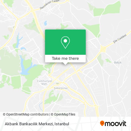 Akbank Bankacılık Merkezi map