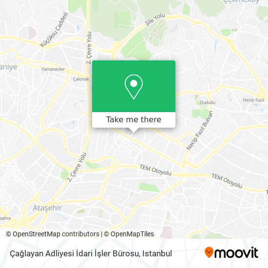 Çağlayan Adliyesi İdari İşler Bürosu map