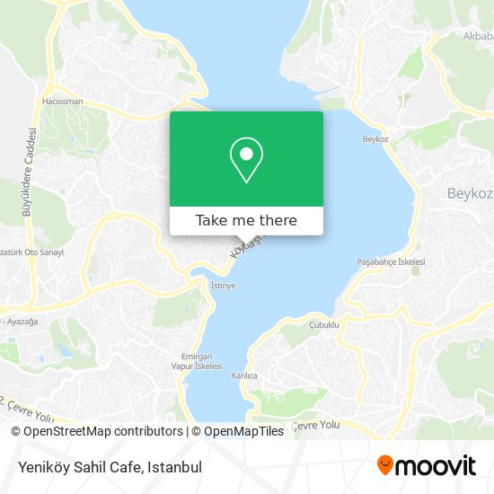 Yeniköy Sahil Cafe map