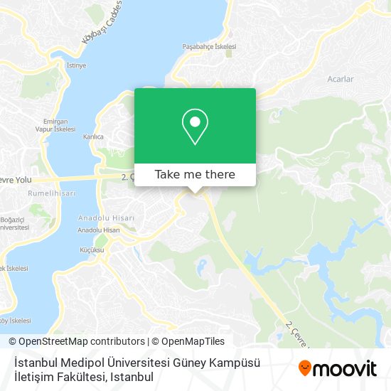 İstanbul Medipol Üniversitesi Güney Kampüsü İletişim Fakültesi map