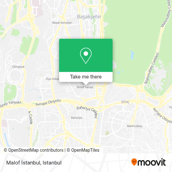 Malof İstanbul map