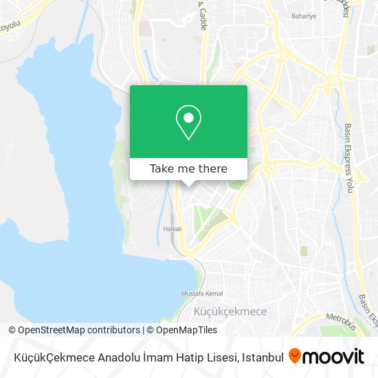 KüçükÇekmece Anadolu İmam Hatip Lisesi map