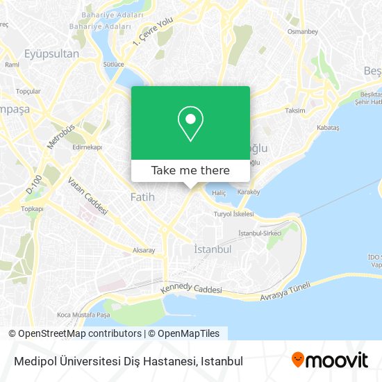 Medipol Üniversitesi Diş Hastanesi map