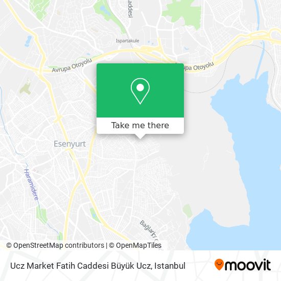 Ucz Market Fatih Caddesi Büyük Ucz map
