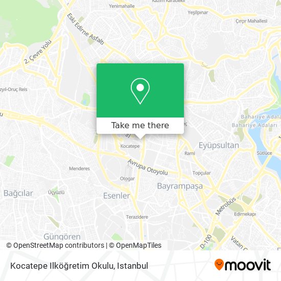 Kocatepe Ilköğretim Okulu map