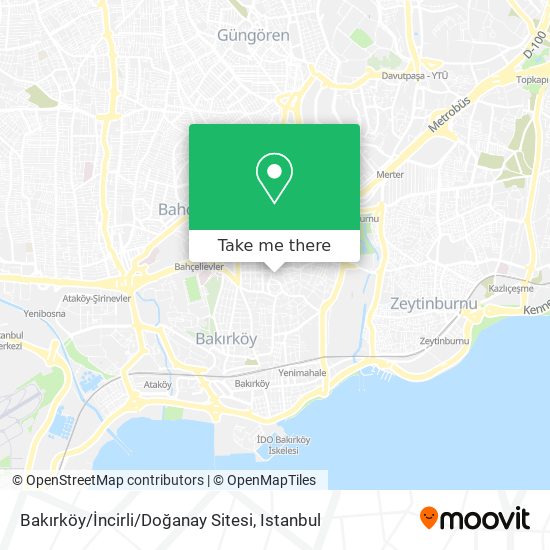 Bakırköy / İncirli / Doğanay Sitesi map