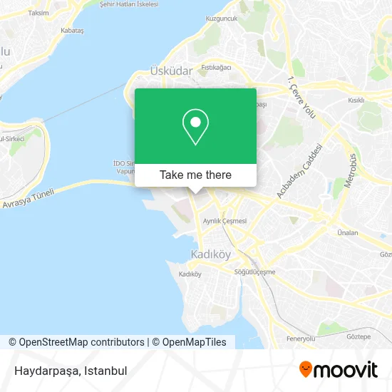 Haydarpaşa map