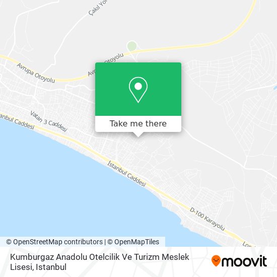 Kumburgaz Anadolu Otelcilik Ve Turizm Meslek Lisesi map