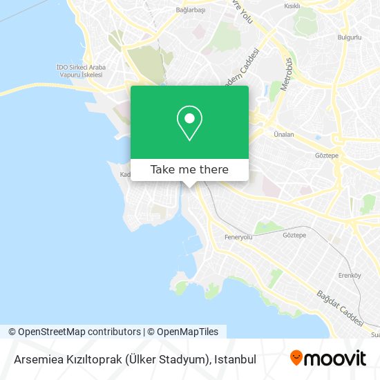 Arsemiea Kızıltoprak (Ülker Stadyum) map