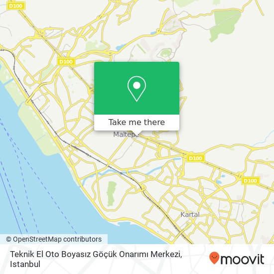 Teknik El Oto Boyasız Göçük Onarımı Merkezi map