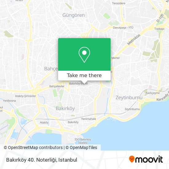 Bakırköy 40. Noterliği map