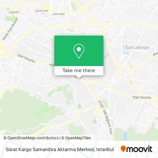 Sürat Kargo Samandıra Aktarma Merkezi map