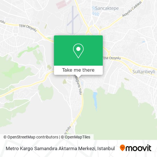 Metro Kargo Samandıra Aktarma Merkezi map