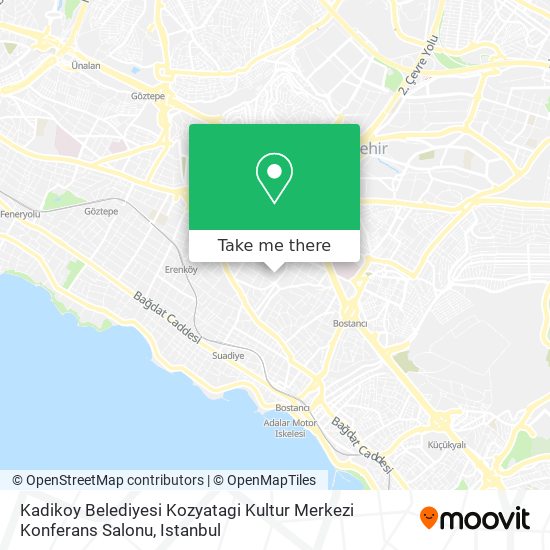 Kadikoy Belediyesi Kozyatagi Kultur Merkezi Konferans Salonu map