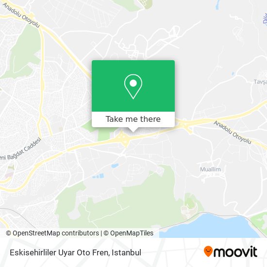 Eskisehirliler Uyar Oto Fren map