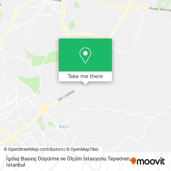 İgdaş Basınç Düşürme ve Ölçüm İstasyonu Tepeören map