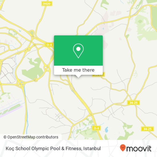 Koç School Olympic Pool & Fitness map