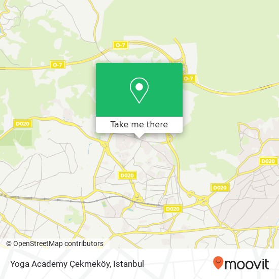 Yoga Academy Çekmeköy map
