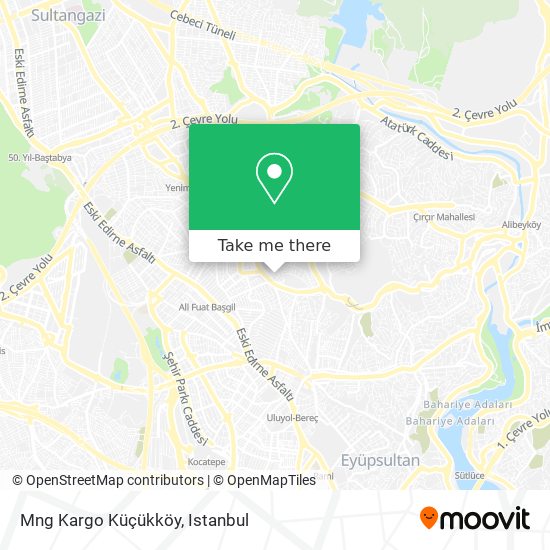 Mng Kargo Küçükköy map