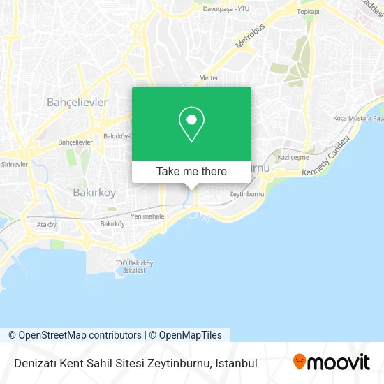 Denizatı Kent Sahil Sitesi Zeytinburnu map