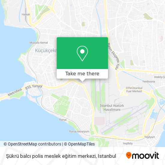 Şükrü balcı polis meslek eğitim merkezi map