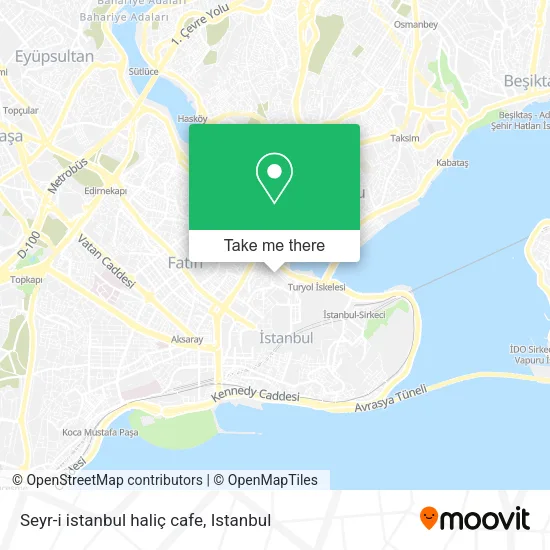 Seyr-i istanbul haliç cafe map