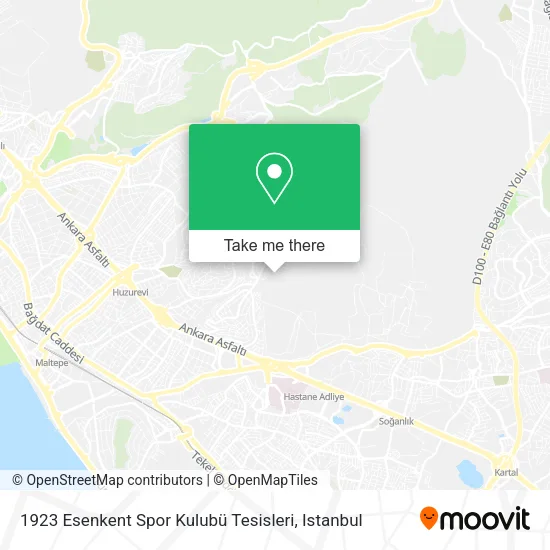 1923 Esenkent Spor Kulubü Tesisleri map